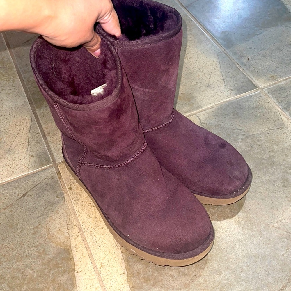 Purple Ugg boots 9